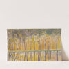 Reflet sur l&#8217;eau d&#8217;une haie d&#8217;arbres sous une lumière de couchant by Jeanne Jegou-Cadart