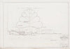 Refreshment stand, 1964-65 N.Y. World’s Fair, for the Brass Rail Food Service Organization Inc, Longitudinal section