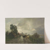 Regentag am Niederrhein (1880) by Hermann Baisch