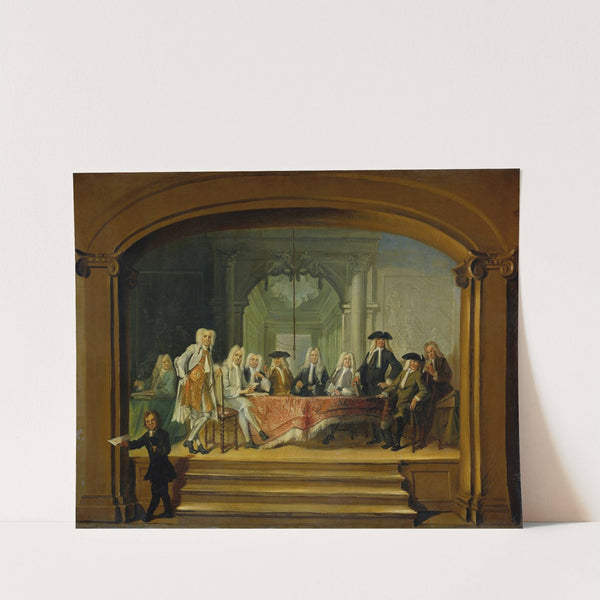 Regents of the Aalmoezeniersweeshuis Orphanage in Amsterdam, 1729 (1729) by Cornelis Troost