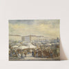 Reges Treiben am Naschmarkt by Carl Massmann