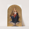 Regina Coeli; Virgin and Christ Child enthroned in the clouds by Ernst Deger