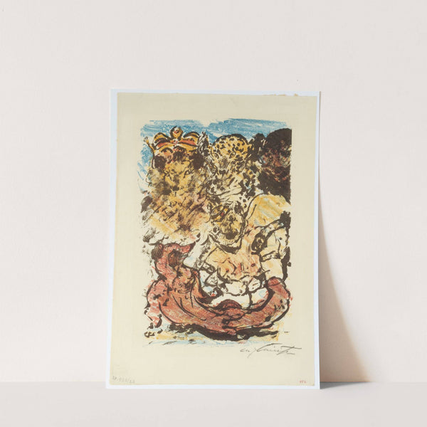 Reinecke Vor König Nobel Und Seiner Gattin, Braun Dem Bären Und Dem Kater Hinze (1920) by Lovis Corinth