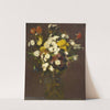 Reines marguerites et fleurs diverses dans un vase by Henri Fantin-Latour