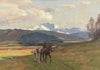 Reiter in Gebirgslandschaft (Benediktenwand)