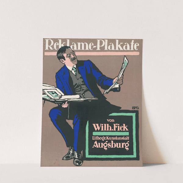 Reklame-Plakate von Wilhelm Fink Lithogr. Kunstanstalt Augsburg (1912) by Beyer-Preusser und Glasemann