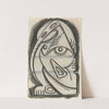 Relief Design of a Seated Female Figure by Henri Gaudier-Brzeska