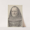 Religieux capuchonné, vu presque de face by Nicolas Lagneau