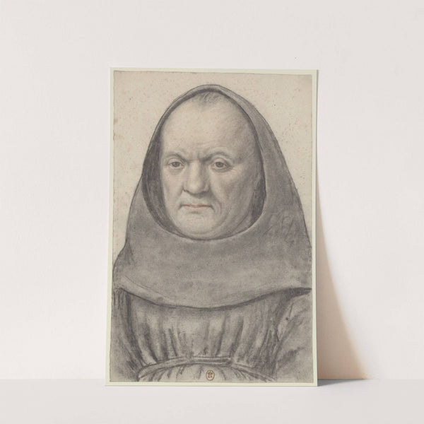 Religieux capuchonné, vu presque de face by Nicolas Lagneau