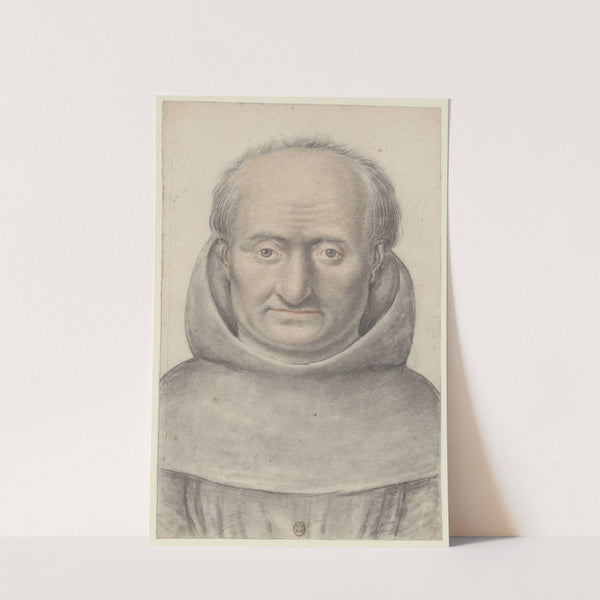 Religieux portant un vêtement monastique, robe de bure et capuce by Nicolas Lagneau