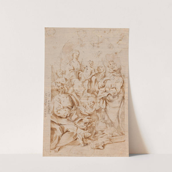 Religious Scene by Girolamo Bonini