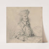 Rembrandt in a fur hat by Thomas Worlidge