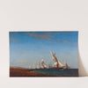 Rentrée de pêcheurs à Martigues (19th century) by Félix Ziem