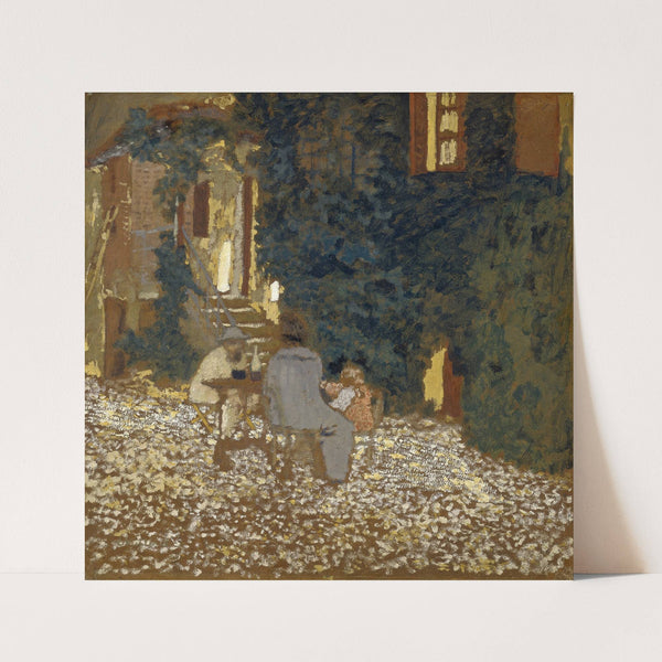 Repast in a Garden by Édouard Vuillard