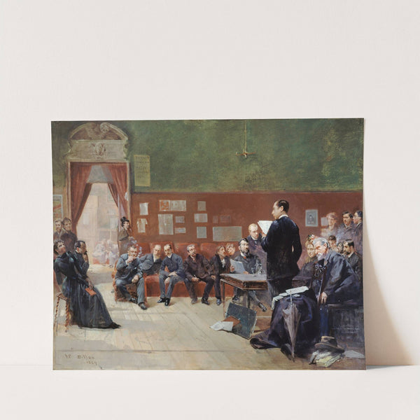 Répétition de la Sérénade de Jean Jullien, au Théâtre Libre (1889) by Henri-Patrice Dillon