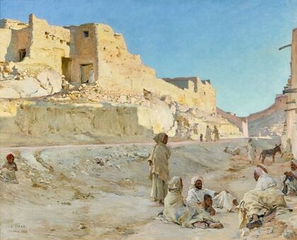 Repos à l’ombre, Bou Saâda (1888)