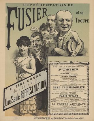 Représentation de Fusier et sa troupe (1887)