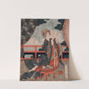 Representing the Tanabata Festival; Weaver Princess Threading a Needle by Yashima Gakutei