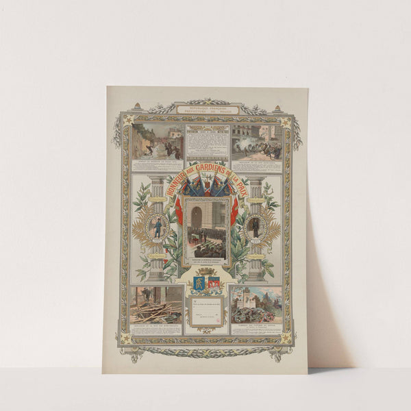 République Française Préfecture de Police Honneur aux Gardiens de la Paix by Eloi Firmin Féron