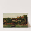 Residence on the Banks of the Anil River by Joseph Léon Righini