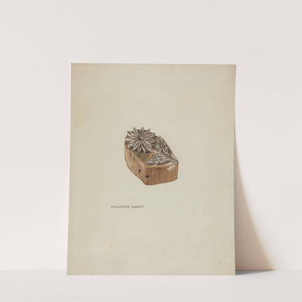 Resist Pattern (Daisy) by Wellington Blewett