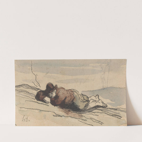 Rest in the Country (Sancho Panza) by Honoré Daumier