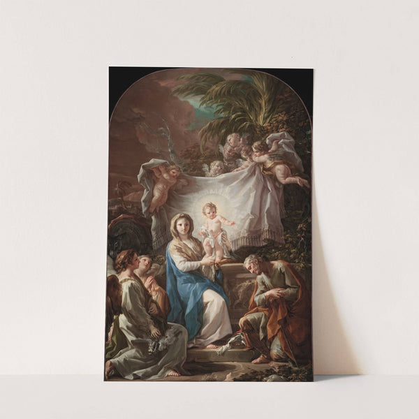 Rest On The Flight Into Egypt (between 1764 and 1765) by Corrado Giaquinto