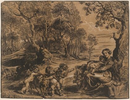 Rest on the flight into Egypt — size preview