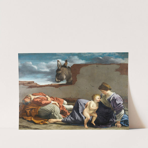 Rest On The Flight Into Egypt (1615-1621) by Orazio Gentileschi