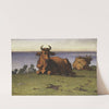 Resting Cows. Motif from Öland by Nils Kreuger