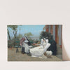 Resting on the terrace, Villerville by Ernest-Ange Duez