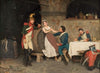 Resting soldiers in a tavern