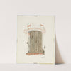 Restoration Drawing - Facade of Mission House by Geoffrey Holt