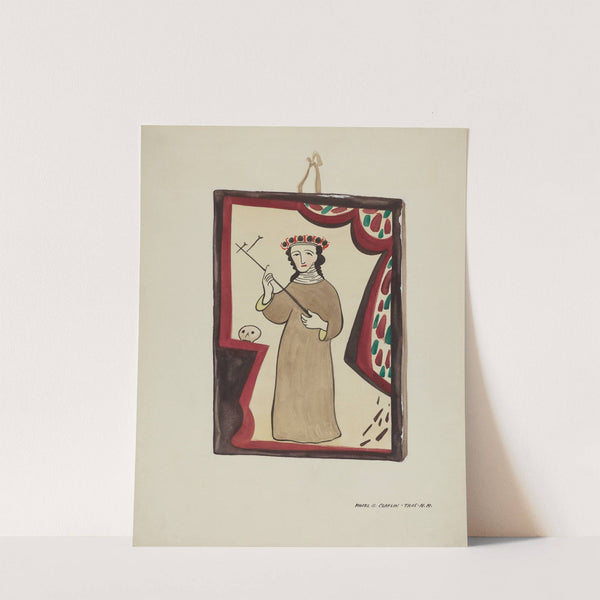 Retablo-Santa Rita by Majel G. Claflin