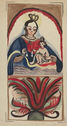 Retablo – Virgin & Child