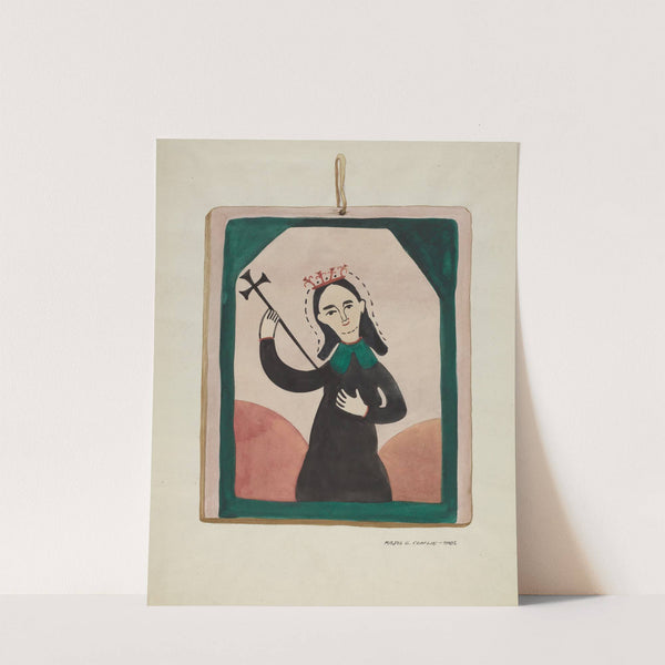 Retablo (Virgin) by Majel G. Claflin