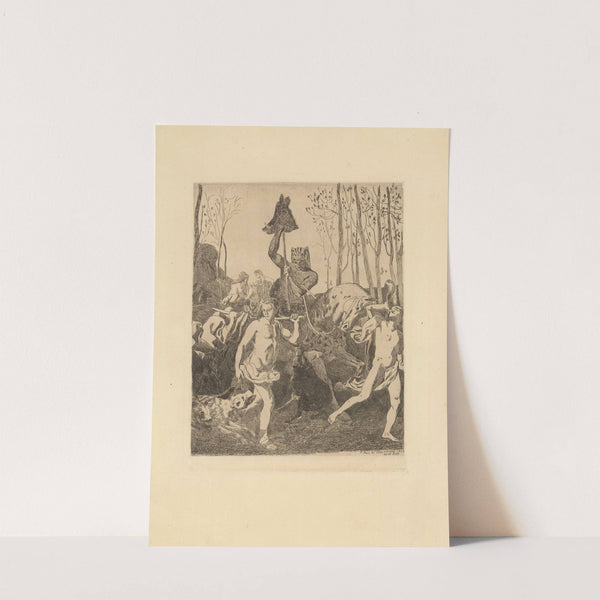 Retour de chasse (1862) by Pierre Puvis de Chavannes