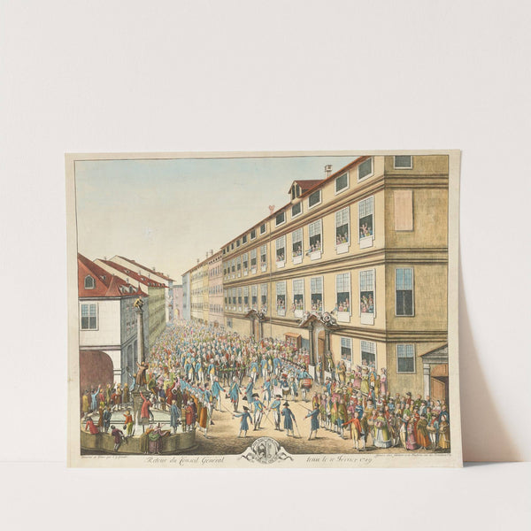 Retour du Conseil Général tenu le 10 Février 1789 (1915-1945) by Christian Gottlieb Geissler