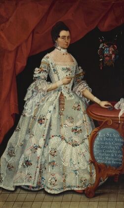 Retrato de Ana María de la Campa Cos, Condesa de San Mateo de Valparaíso y Marquesa de Jaral de Berrio