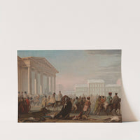 Retreat of Napoleon's army by Jan Krzysztof Damel