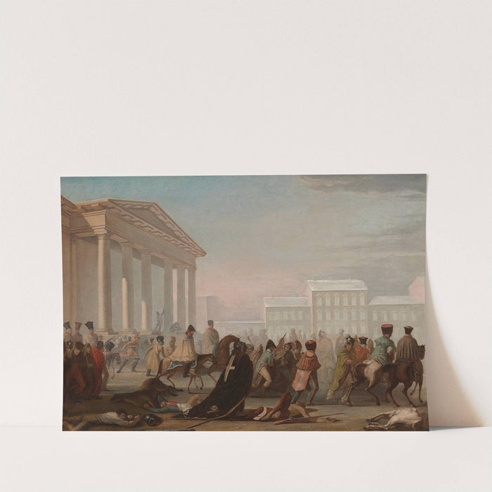 Retreat of Napoleon's army by Jan Krzysztof Damel