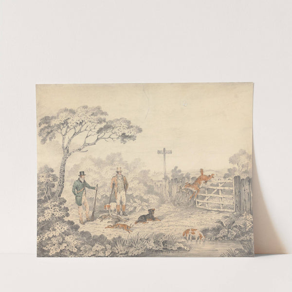 Retrieving a Rabbit by Edwin Gill