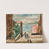 Return from a fishing trip (Small town by the water) (1930) by Roman Kramsztyk