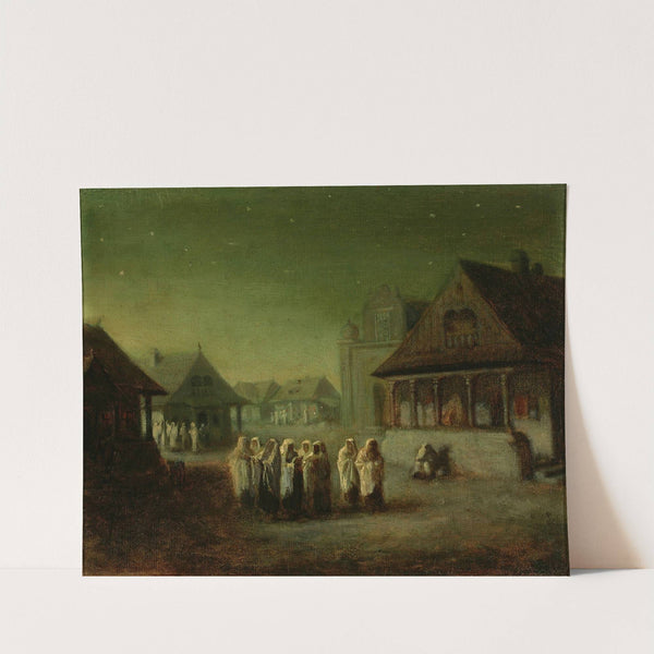 Return from the synagogue by Wacław Józef Koniuszko