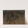 Returning from Work at Sunset (1896) by Henri Evenepoel
