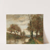Returning Home along the River by Paul Désiré Trouillebert