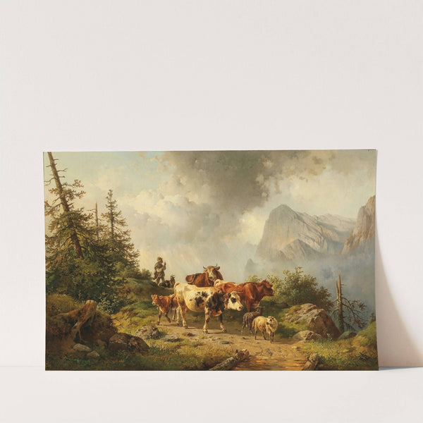 Returning Home from the Alpine Pasture by Edmund Mahlknecht