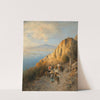 Returning Home from the Market, with Vesuvius in the Background by Albert Flamm