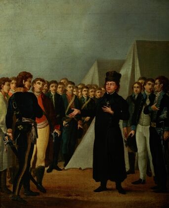 Reverend Józef Jakubowski at the Kościuszko’s Camp near Warsaw in 1794 (1800)