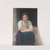 Rêverie sur le seuil (1893) by William Bouguereau